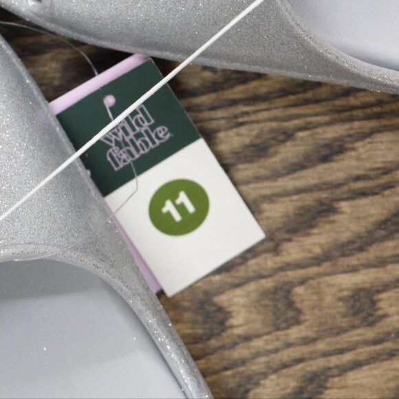 NWT Wild Fable Womens Laney EVA Platform Sandals 89258971 Silver 11M - Picture 10 of 10
